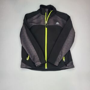 Snozu Black and Gray Plaid Jacket